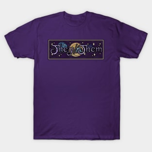 They/Them In Space T-Shirt